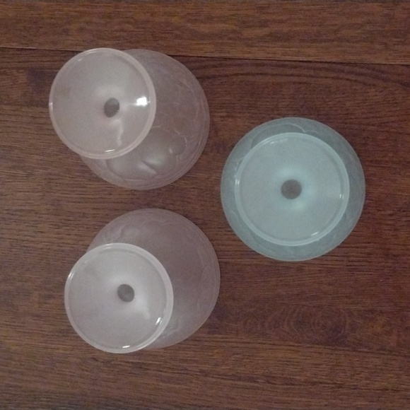 Vintage Luminarc Satin Frosted Dessert Glasses - Picture 5 of 8